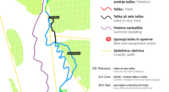 Načrt bikepark 2024